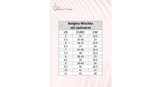 Segítség a megfelelő cipőméret kiválasztásához