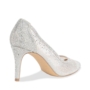 Kép 2/4 - KINGSTON, ezüstszínű glitter cipő